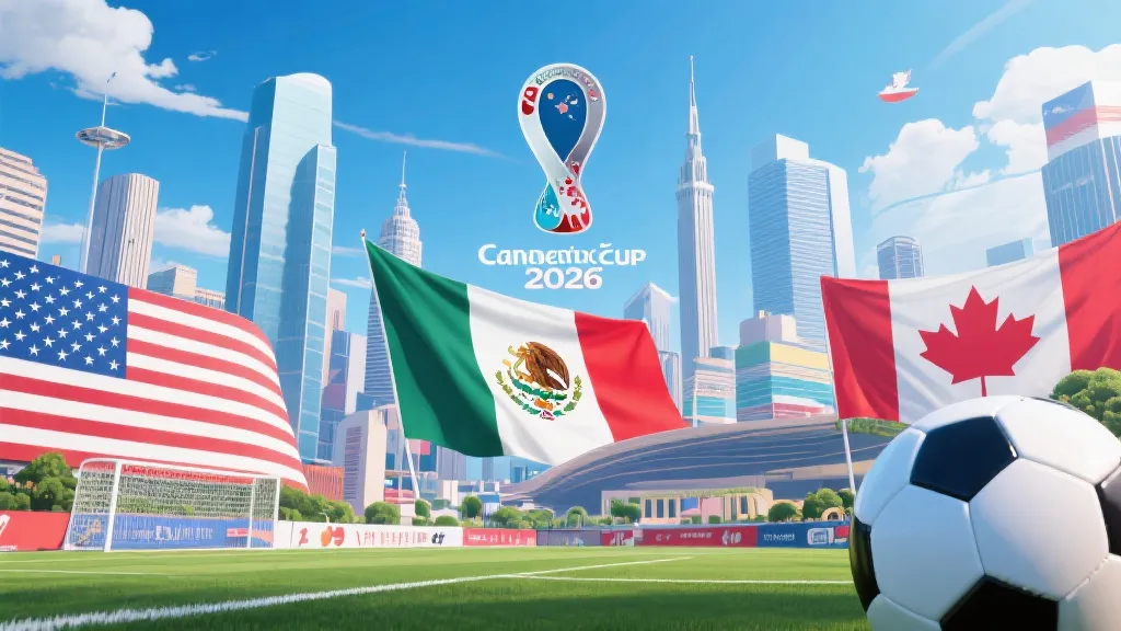 2026年美加墨世界杯概念图